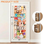 Wide Over The Door Stuffed Animal Storage, Cotton Toy Organizer - Image 6