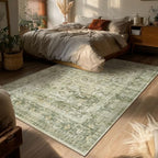 4x6 Washable Area Rugs for Entryway: Small Living Room Rug Non Slip Carpet - Image 2