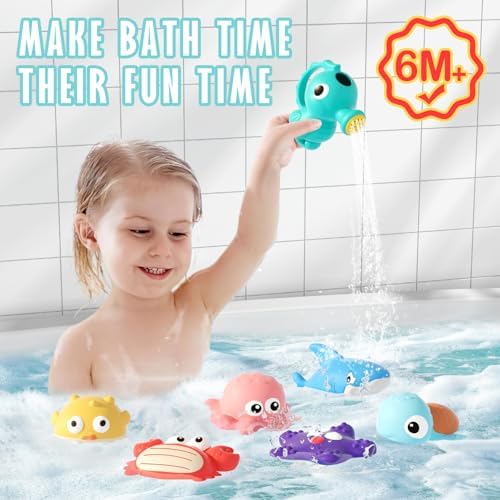 Bath Toys for Babies 6-12 Months & Kids Ages 1-3, Pool Toys for Toddlers - Image 4