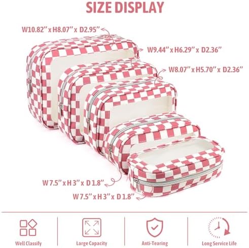 YOPCDJ 5PCS Diaper Bag Organizer Pouch Set, TSA Approved Toiletry Bag - Image 2