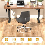 Glass Chair Mat Heavy 1/5" Thick Premium Tempered Glass Duty Hard Glass Chair - Image 5