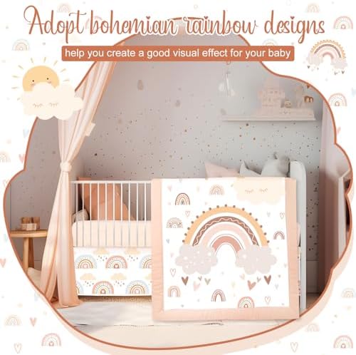 Hahafelt 4 Pieces Baby Crib Bedding Set - Image 6