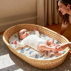 Gllquen Baby Muslin Bassinet Sheets 3pk, Soft Cotton Baby Sheet Boy 33x17 - Image 2