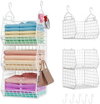 X-cosrack 3 Tier Foldable Closet Organizer, Clothes Shelves by X-cosrack