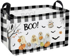 Essme Rectangular Dog Helloween Basket, Kids Storage Bins Organizer by ESSME