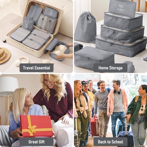 Packing Cubes for Travel 10 Set Luggage Organizer Bags - Image 7