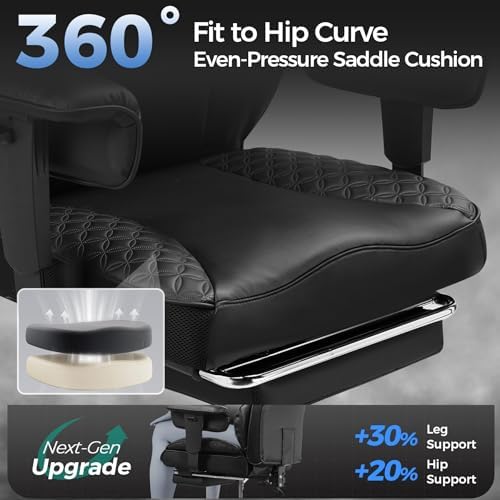 GTPLAYER Big and Tall Gaming Chair 400lbs Heavy Duty Office Chair - Image 5