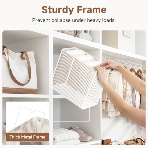 StorageWorks Narrow Storage Bins, Tall Storage Basket - Image 4