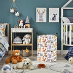 Baby Laundry Basket Baby Nursery Hamper Kids Laundry Basket Toy Storage Bin - Image 5