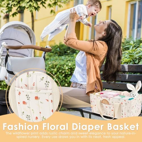 Baby Diaper Caddy Organizer, Baby Nappy Caddy Organizer - Image 5