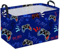 Rectangular Game Basket for Boys, Game Storage Bin, Boy Storage Basket by Sanjiaofen