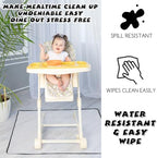 Wenqik 3 Pack Splat Mat for Under High Chair, 47x47 in Clear Plastic - Image 7