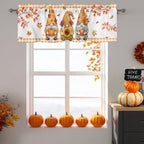 Vandarllin Fall Thanksgiving Kitchen Curtains Valances - Image 6