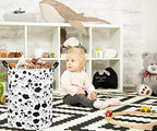 Cow print Laundry Basket Baby Laundry Basket Nursery Hamper Kids Baby Laundry - Image 2