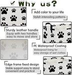 Rectangular Dog Basket, Nursery Hamper, Collapsible canvas kids toy storage box - Image 6