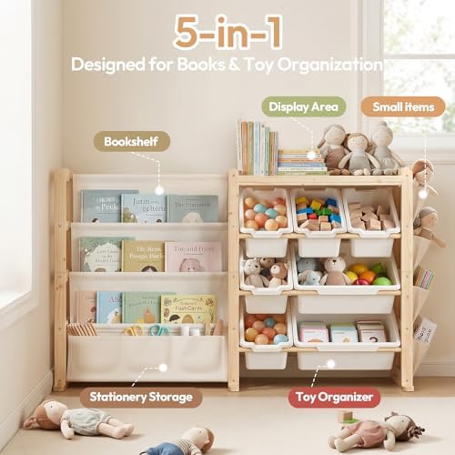 Fodoss Book Shelf for Kids Rooms - Image 5
