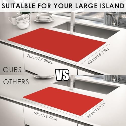 Extra Large Silicone Mats for Kitchen Counter, Food Grade Silicone Placemats - Image 5