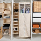 Household Essentials Hanging Shoe Organizer, 10 Wide Cubbies - Image 2