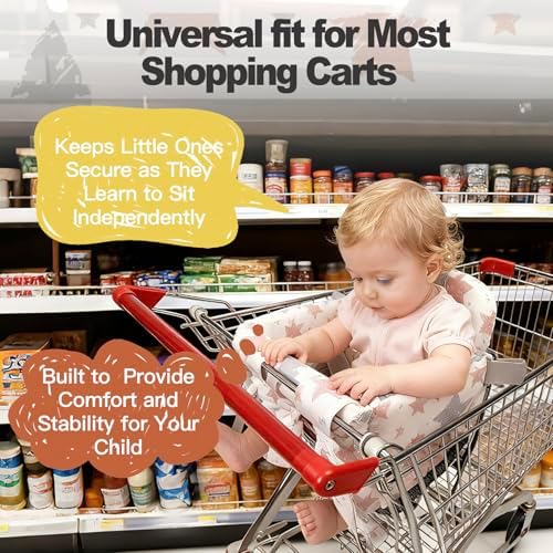 Shopping Cart Seat Cover for Baby, High Chair Cover for Restaurant Seat - Image 5