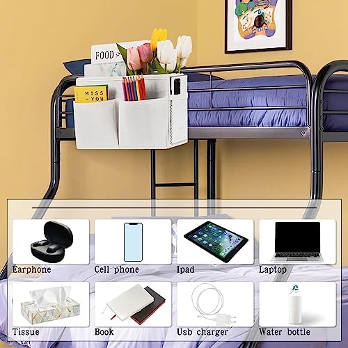 Bedside Caddy Organizer, Hanging Storage Bag - Image 3