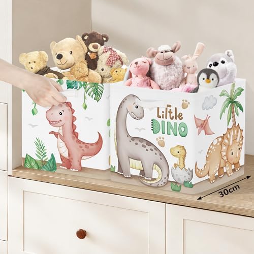 Clastyle 11.8" Dinosaur Storage Basket Set of 3 - Image 5