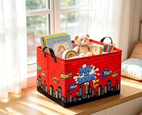 Rectangular Kids Storage Basket Baby Gift Basket Cute Storage Bin Organizer - Image 5
