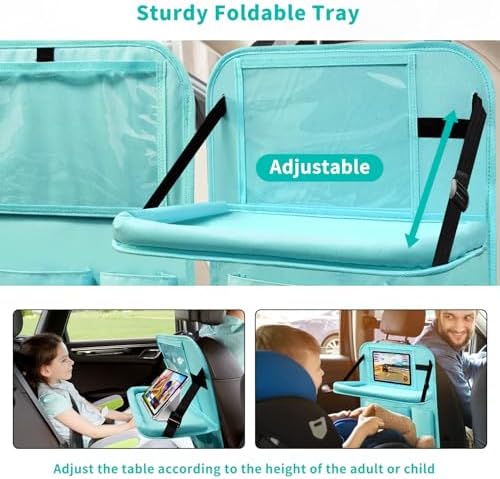 Backseat Car Organizer with Tablet Holder, 6 Storage Pockets Car Storage - Image 4