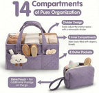 PeraBella Baby Diaper Caddy Organizer, Baby Basket Shower Gift, Portable - Image 5