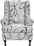 CRFATOP Wingback Chair Covers Stretch Armchair Slipcovers by CRFATOP