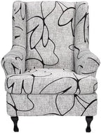 CRFATOP Wingback Chair Covers Stretch Armchair Slipcovers by CRFATOP