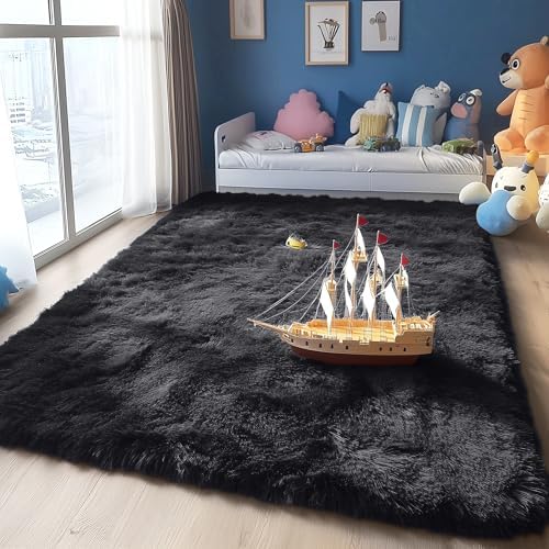 OLANLY 4x9 Area Rugs for Living Room Bedroom, Machine Washable Soft Fluffy - Image 7