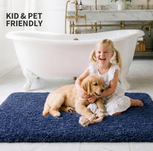 ILANGO Toilet Rugs U Shaped 22" × 24", Soft Absorbent Microfiber Bath Rugs - Image 3
