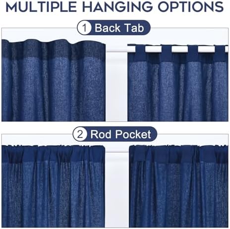 ASPMIZ Farmhouse Curtains for Living Room, Boho Bedroom Curtains - Image 4