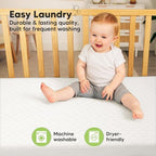 2pk Waterproof Crib Mattress Protector Cover Fitted 52x28 - Image 6