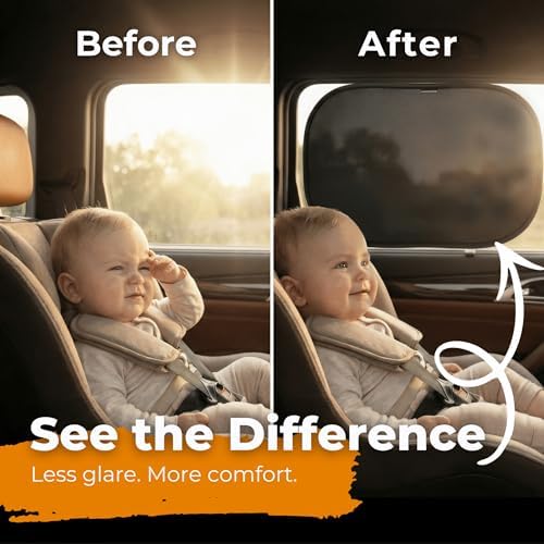 CARAMAZ Car Window Shade for Baby - Image 3