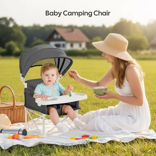Cochildor 4-in-1 Portable Baby Chair, Foldable Toddler Booster Seat - Image 7