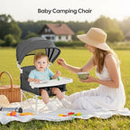 Cochildor 4-in-1 Portable Baby Chair, Foldable Toddler Booster Seat - Image 7