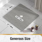 HITSLAM Square Shower Mat, 27 x 27 Inch Non Slip Bath Mat - Image 2