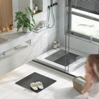 HITSLAM Shower Mat Anti Slip, Square Bath Mat - Image 6