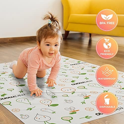 Minimono Baby Splat Mat for Under High Chair - Image 3