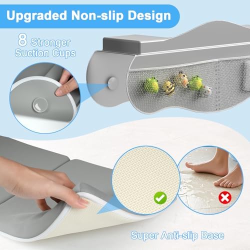 Bath Kneeler and Elbow Rest Pad Set, Non-Slip Memory Foam Kneeling Pad & - Image 5
