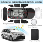 TINGLU Window Shades for Toyota Sienna 2021-2025 2026 Accessorie Car Side Full - Image 3