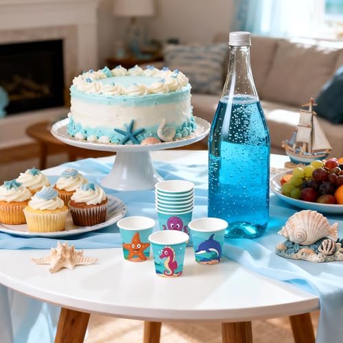 WRAPAHOLIC 3oz Sea Animals Bathroom Cups - Image 5