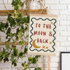DNEULYR Moon and Stars Nursery Wall Art Poster, Kids Playroom Wall Decor - Image 4