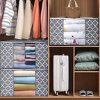 WISELIFE Storage Bags, Large Blanket Clothes Organization and Storage Containers - Image 4