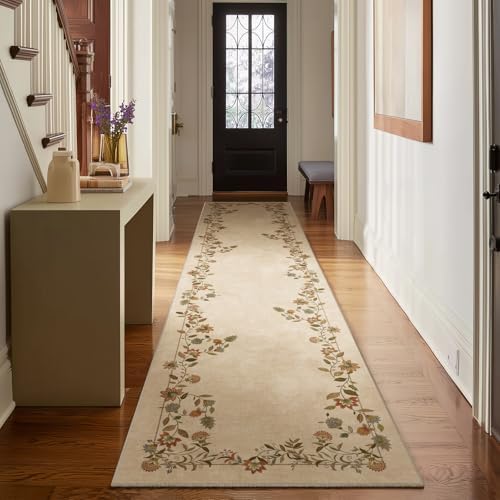2x10 Washable Kitchen Runner Rugs: Hallway Rug Non Slip Long Carpet Runner - Image 3