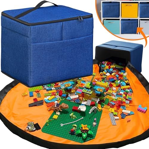XL Toy Storage Organizer with Play Mat by Starsiko