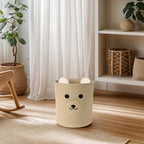 Bear Basket for Nursery, Baby Shower Baskets, Baby Storage Basket - Image 3