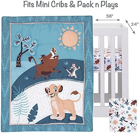 Lambs & Ivy Lion King Adventure 3-Piece Mini Crib Bedding Set - Image 2