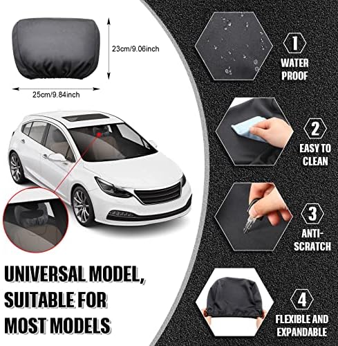 Tallew 4 Pcs Universal Car Headrest Cover - Image 2